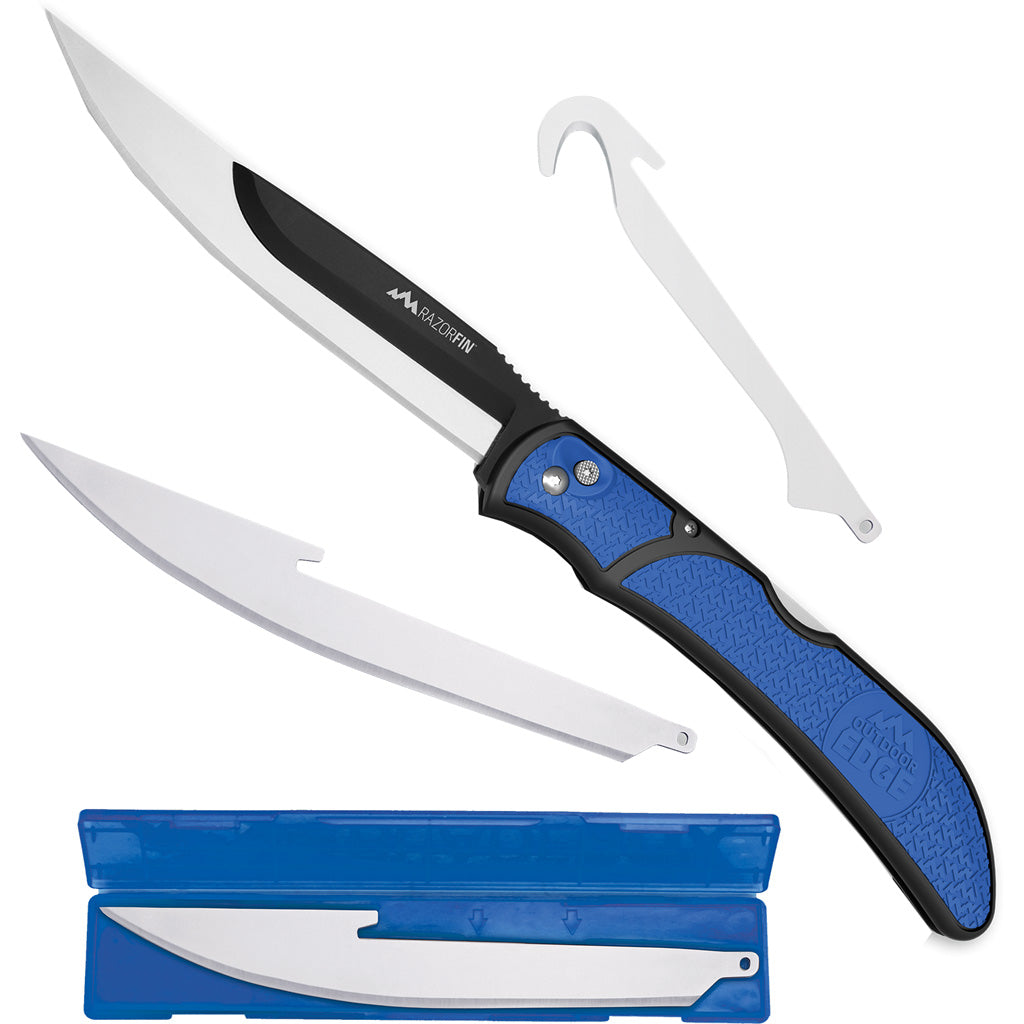 Outdoor Edge Razor-Fin Filet Knife Blue