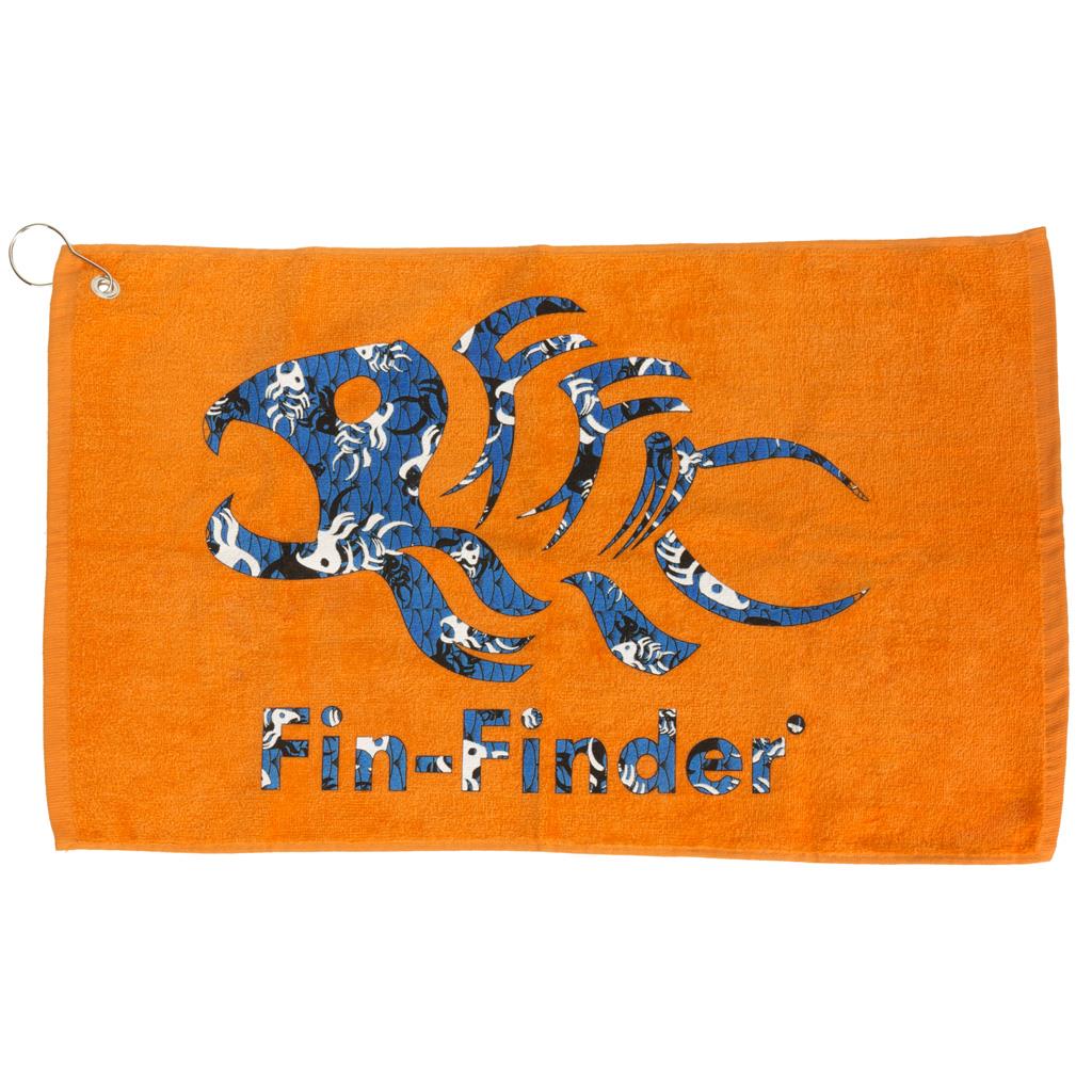 Fin Finder Hand Towel Orange/Fin Finder Camo