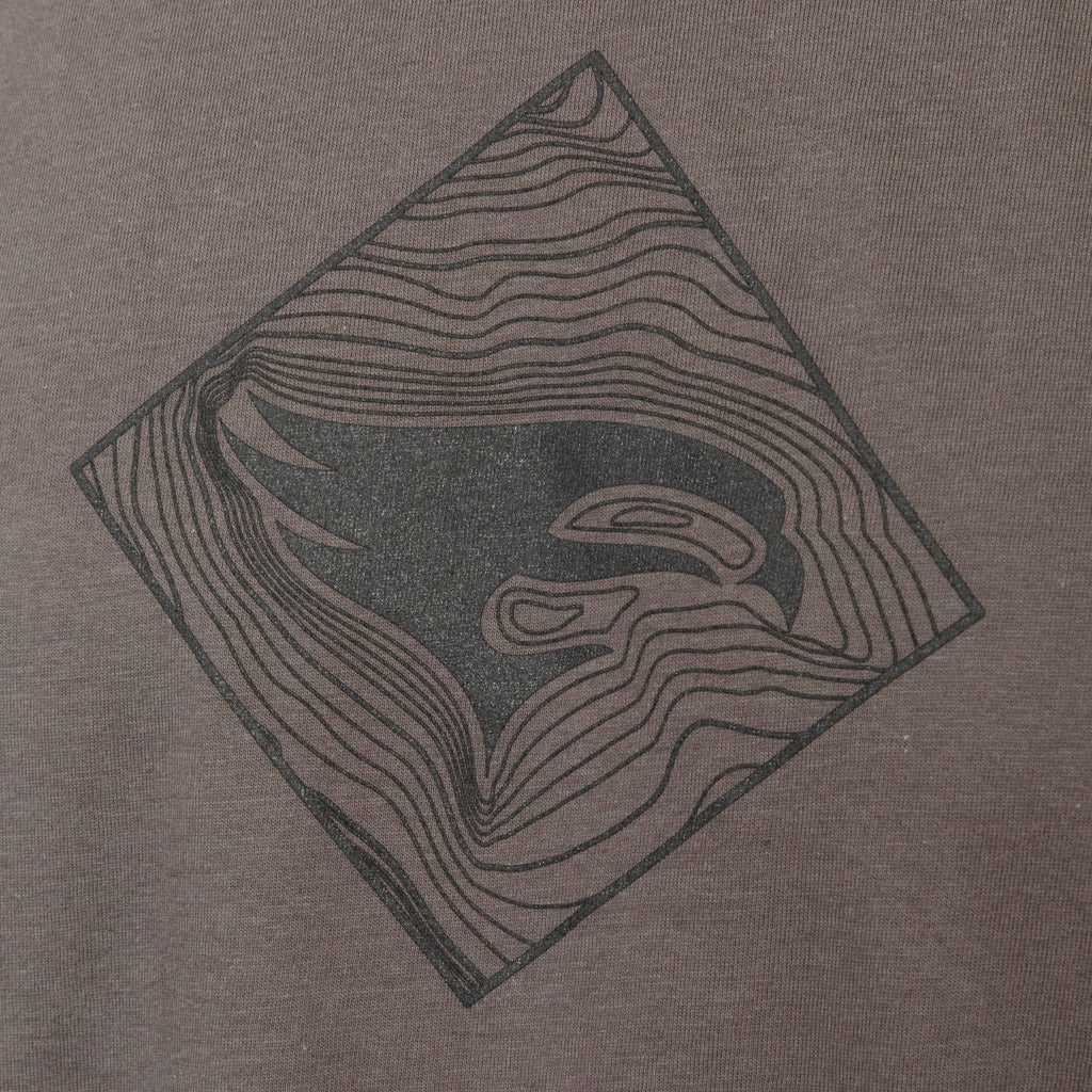 Elevation HUNT TOPO Tee Grey