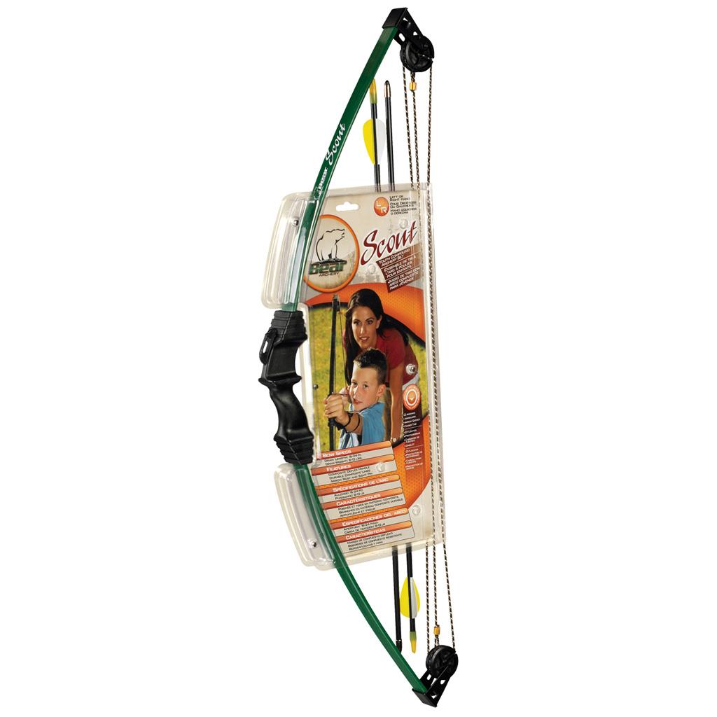 Bear Scout Bow Set Green 8-13 lbs. RH/LH