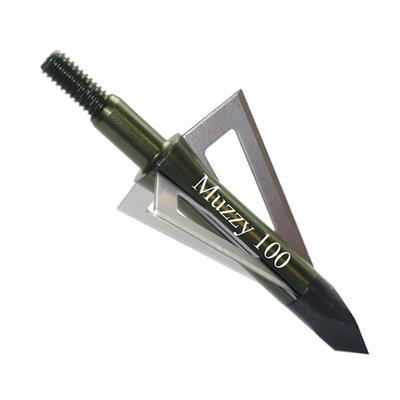 Muzzy Screw-In Broadheads 3 Blade 100 gr. 6 pk.