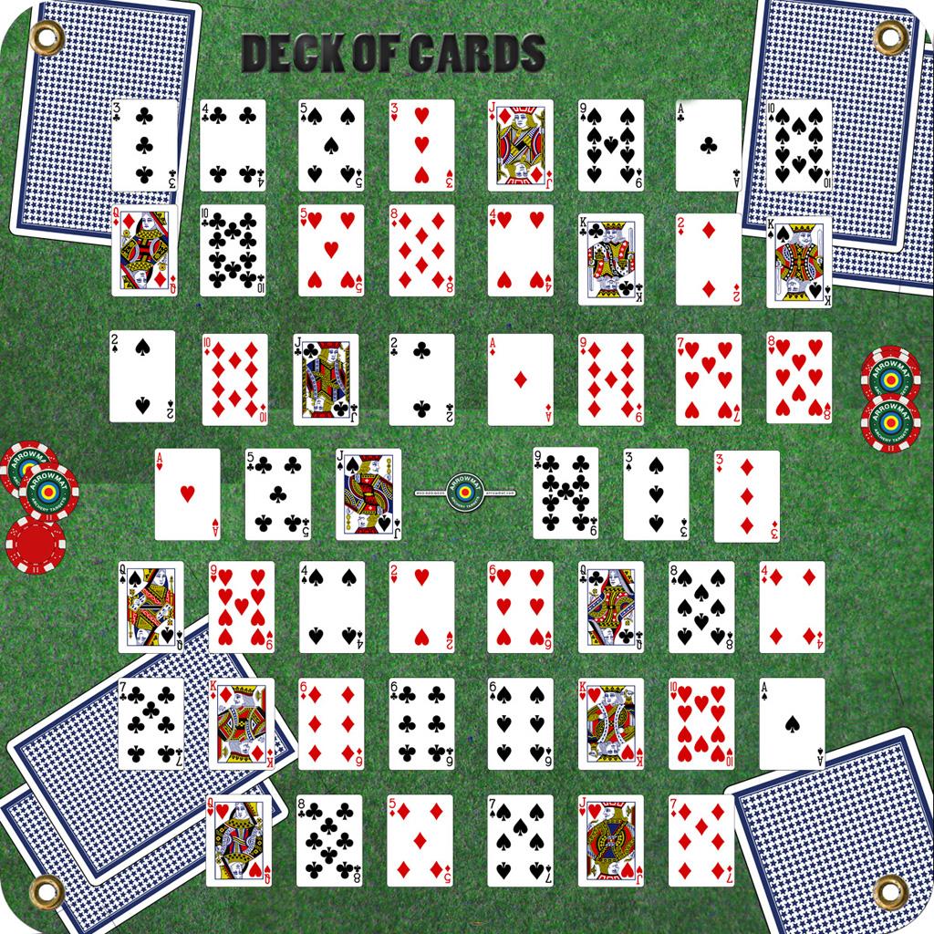 Arrowmat Foam Target Face Deck of Cards 34x34 in.