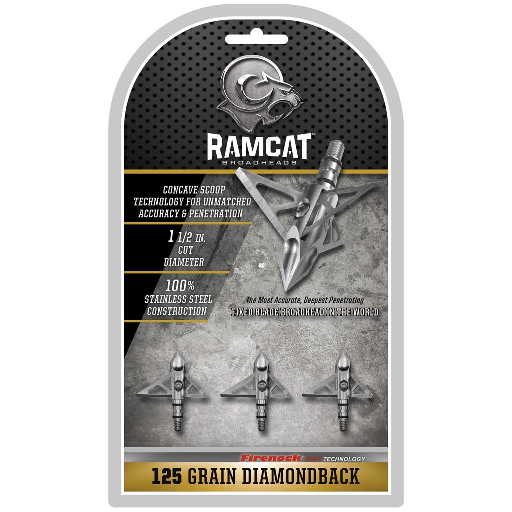 Ramcat Diamondback Broadheads 125 gr. 3 pk.