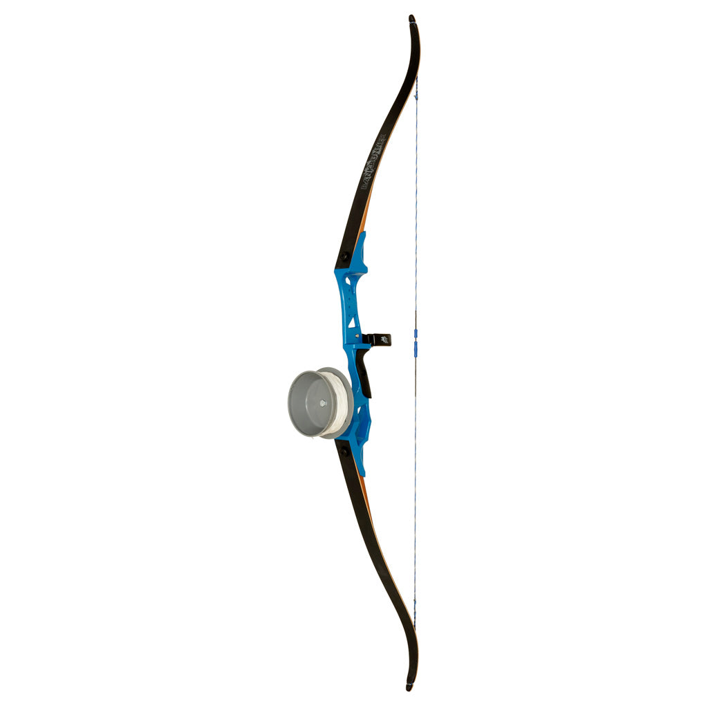 Fin Finder Bank Runner Bowfishing Recurve Package w/Drum Reel Package Blue 58 in. 35 lbs. RH