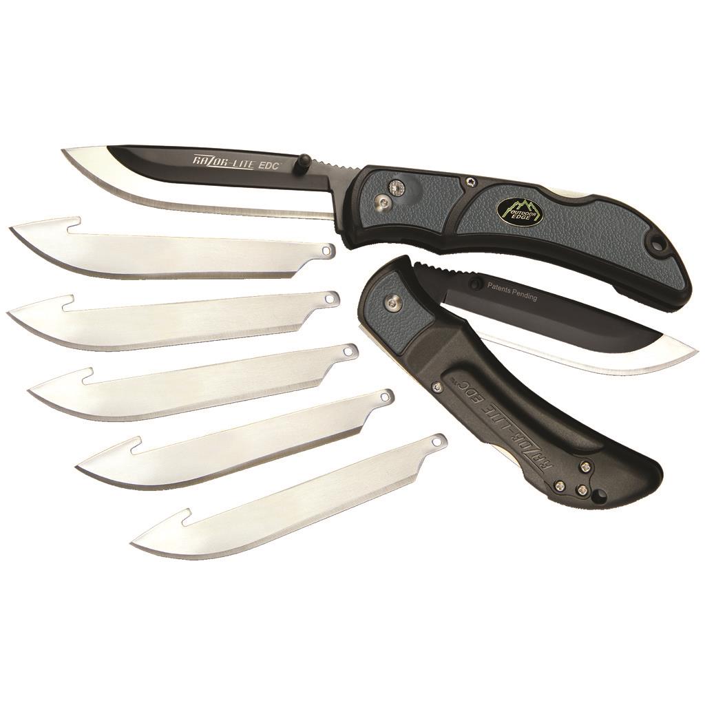Outdoor Edge Razor-Lite EDC Knife Gray 3 in.
