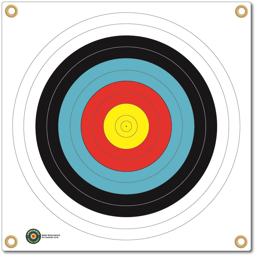 Arrowmat Foam Target Face 4 Color Round 17x17 in.
