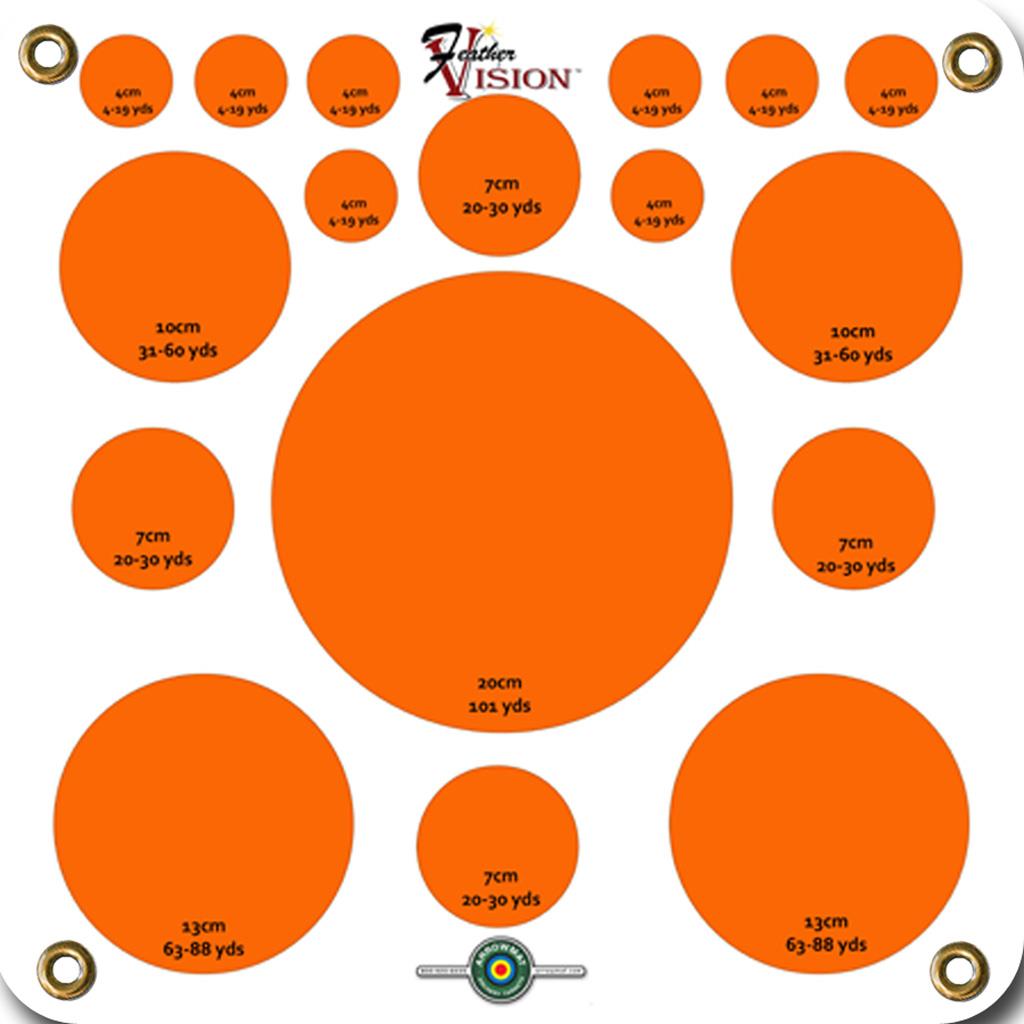 Arrowmat Foam Target Face Redding Spot Target 17x17