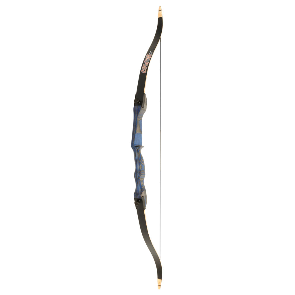 October Mountain Explorer CE Recurve Bow Blue 54 in. 15 lbs. RH