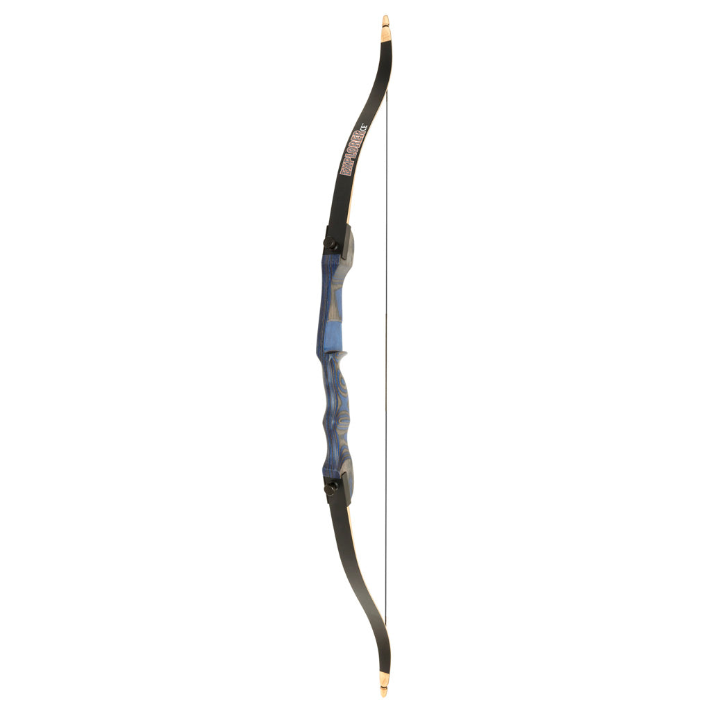 October Mountain Explorer CE Recurve Bow Blue 54 in. 28 lbs. RH