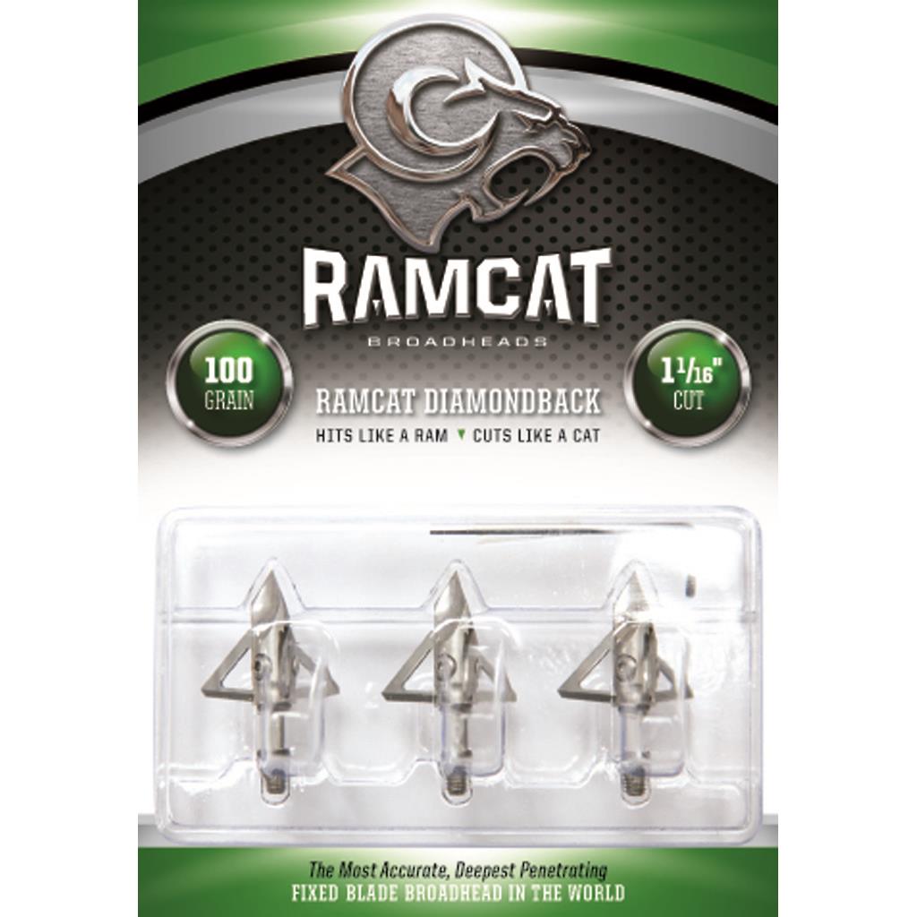 Ramcat Diamondback Broadheads Replacement Blades 100gr. 9pk.
