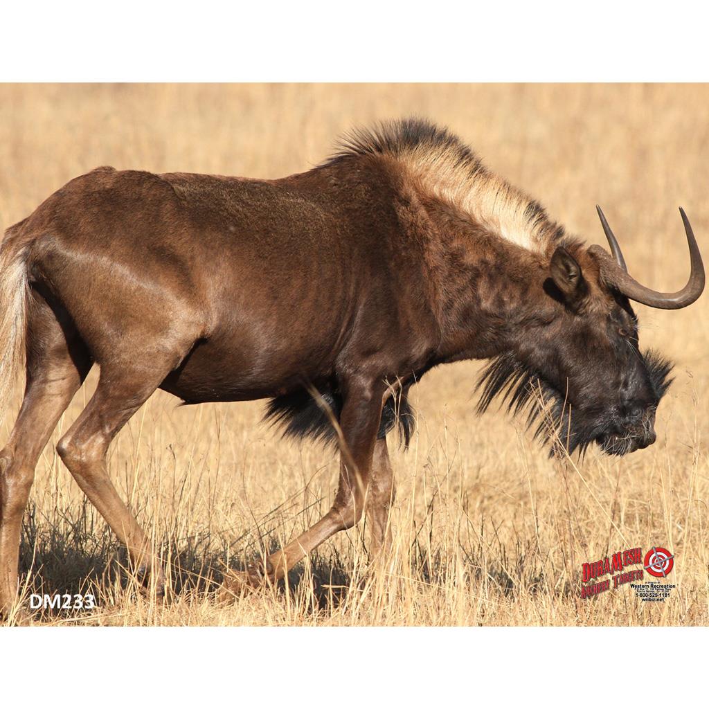 DuraMesh Archery Target Black Wildebeest 25 in. x 32 in.