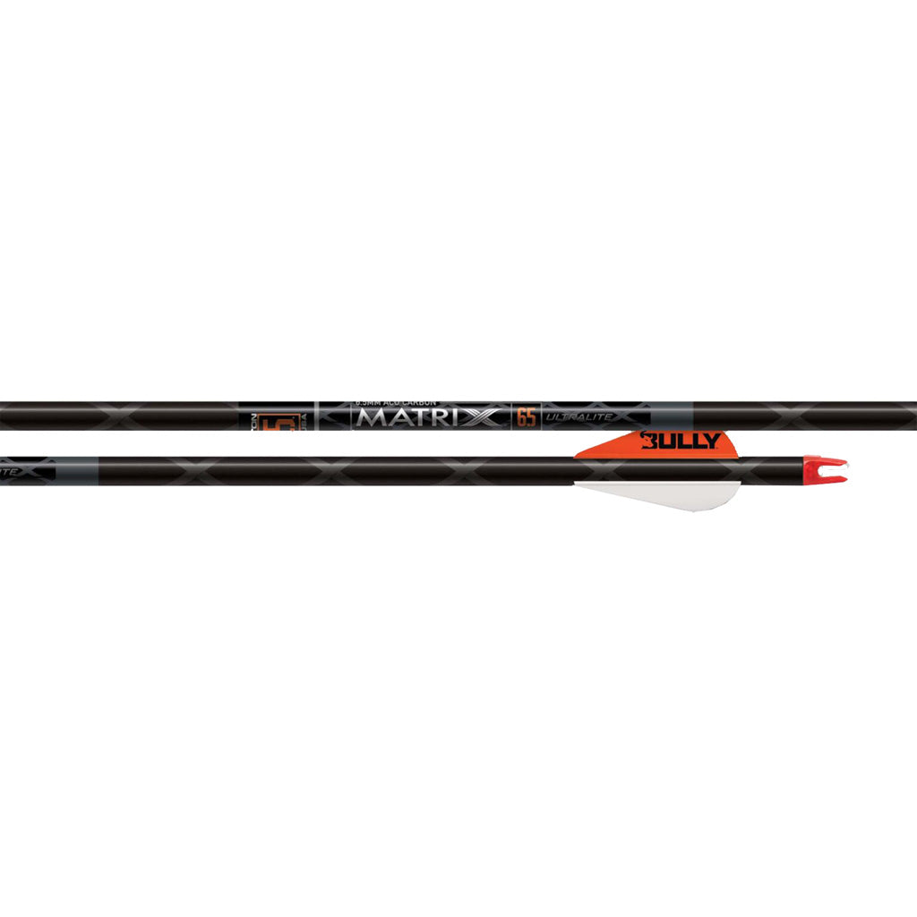 Easton 6.5 Matrix Match Grade Arrows 500 2 in. Bully Vanes 6 pk.