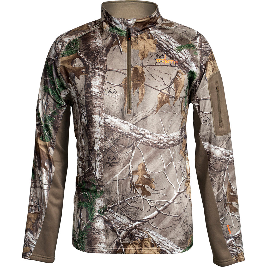 HABIT SCENT-FACTOR PULLOVER 1/4 ZIP MEDIUM REALTREE XTRA/CUB