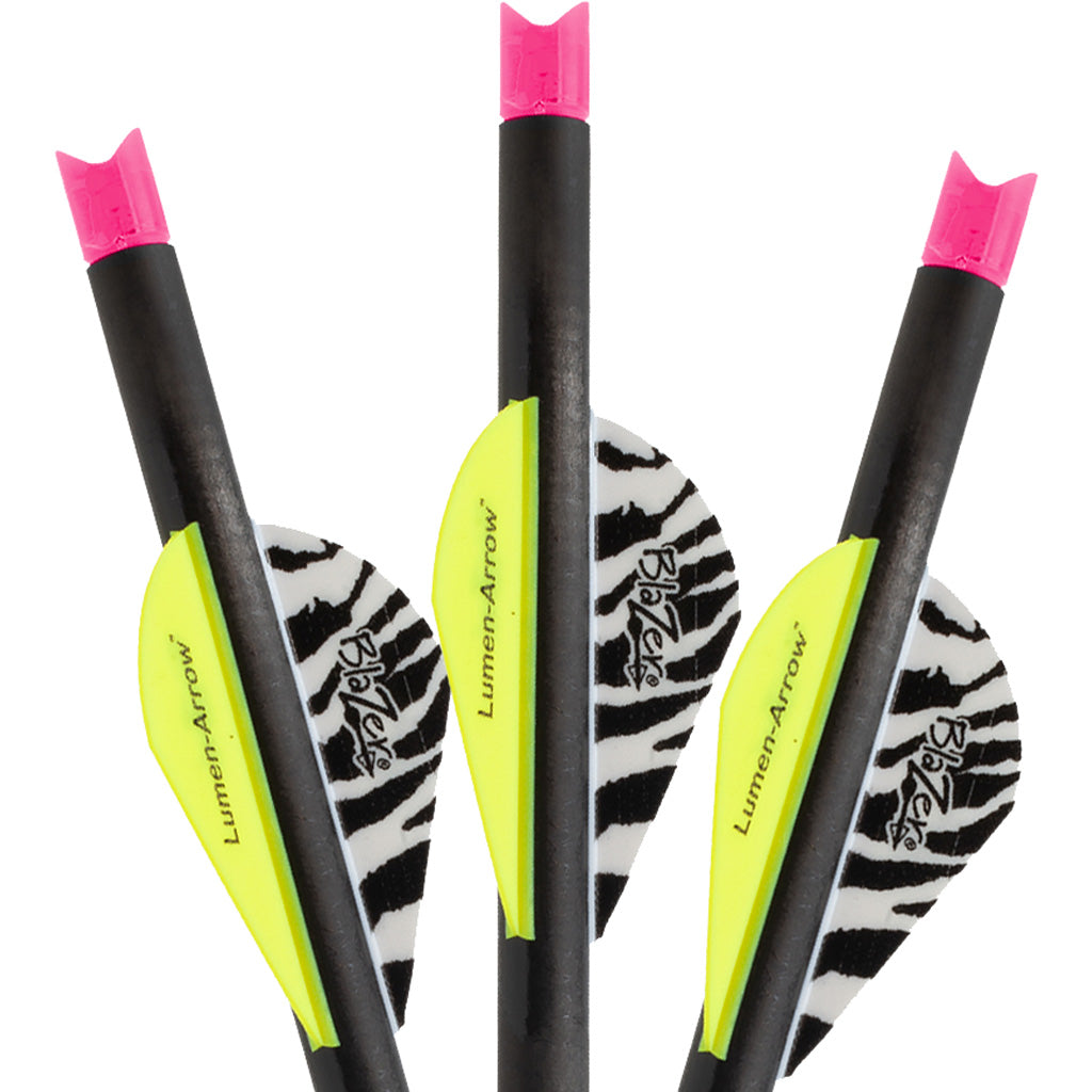 LUMENOK CROSSBOW BOLTS 20 IN. PINK CAPTURE 3 PK.