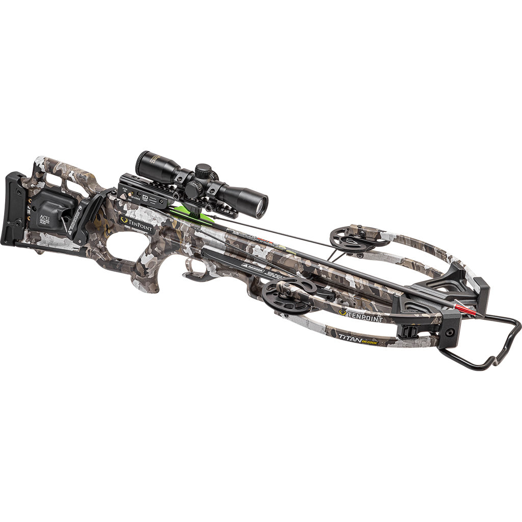 TenPoint Titan De-Cock Crossbow Package ACUdraw 50 Sled Vektra